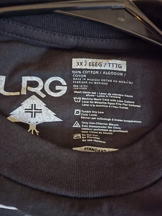 LRG Black Short-Sleeve Tee with Camo Logo - Picture 5 of 5